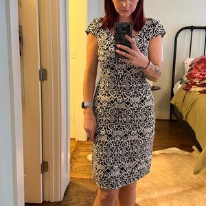 Black and white dress 6